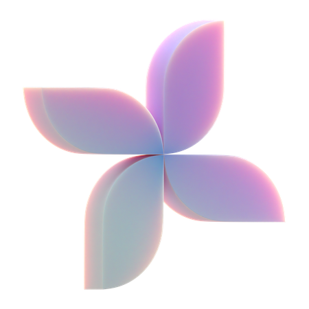 Wings Abstract Shape  3D Icon