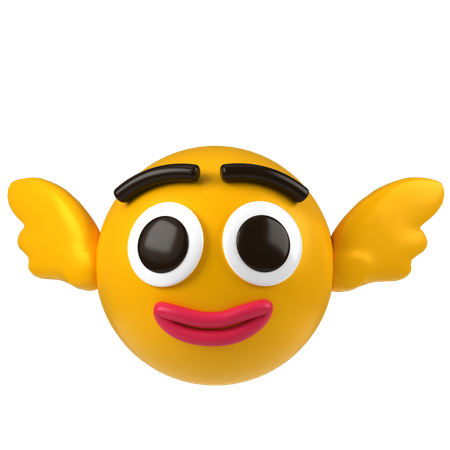 Wings Emoji  3D Icon