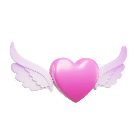Wings Of Love  3D Icon