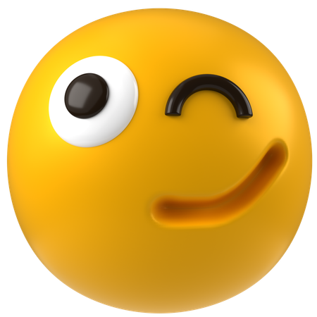 Wink  3D Icon