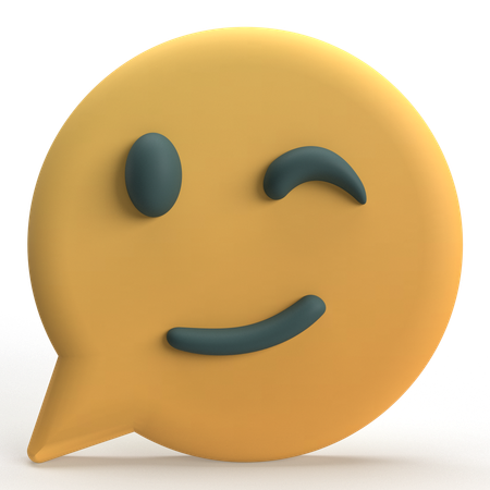 Wink  3D Icon