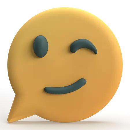Wink  3D Icon