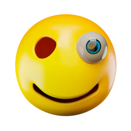 Wink  3D Emoji