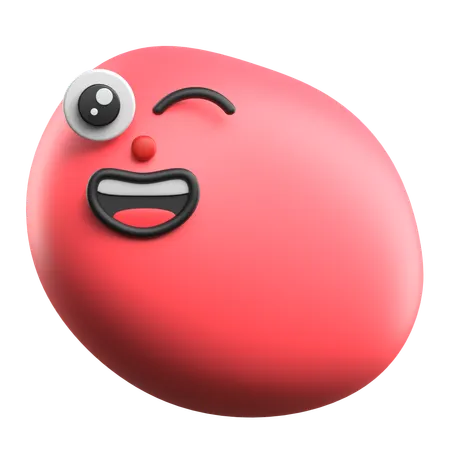 Wink Emoji  3D Icon