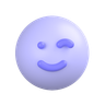3d smile-wink emoji
