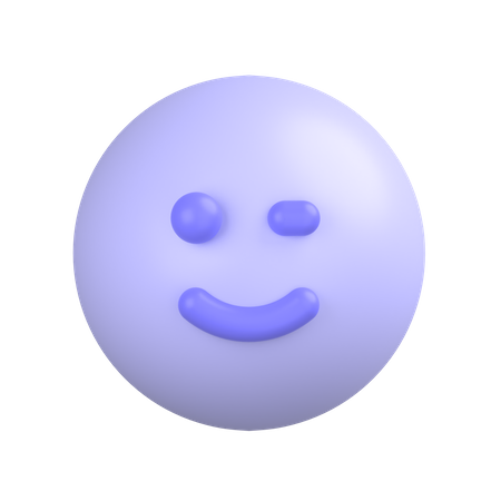 ウインク顔  3D Icon