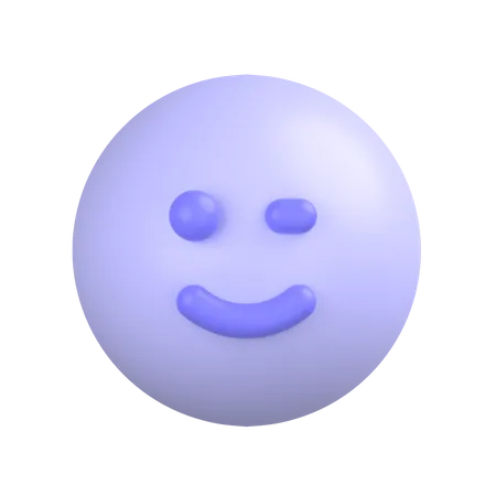 ウインク顔  3D Icon