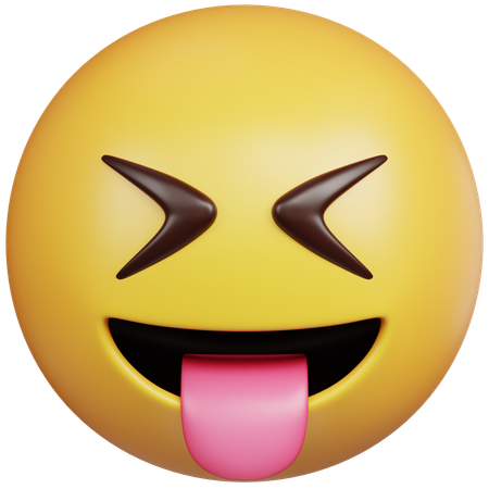 Winking Face Emoji  3D Icon