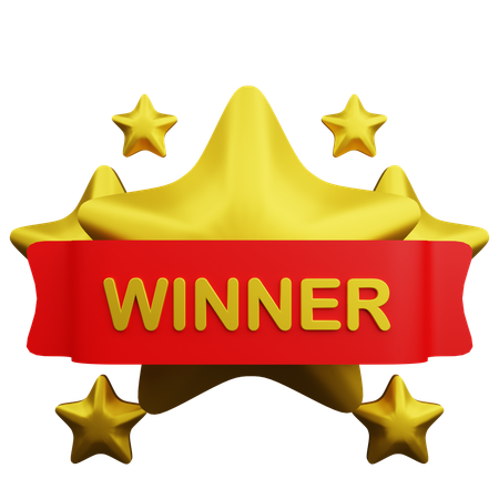 Winner  3D Icon