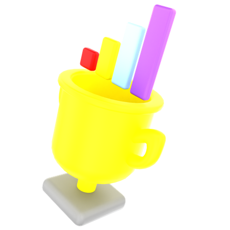 Winner Analysis  3D Icon