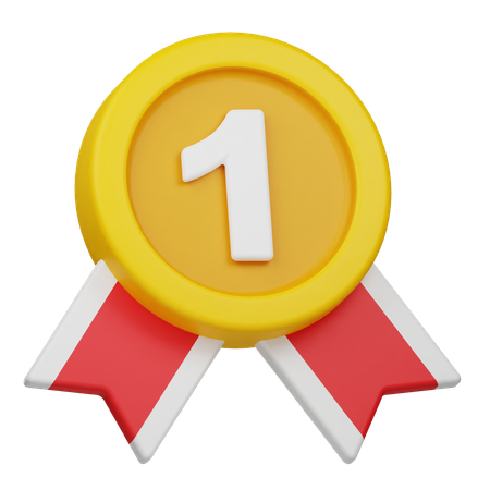 Winner Award Medal  3D Icon