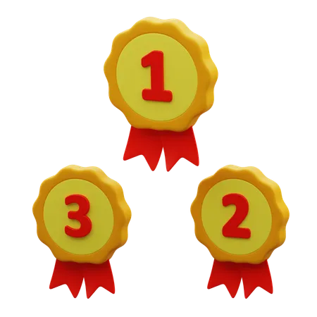 Reward Achievement 3 D Illustration 3D Icon