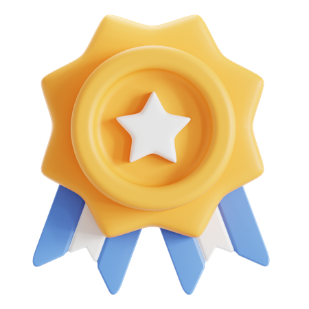 Winner badge  3D Icon