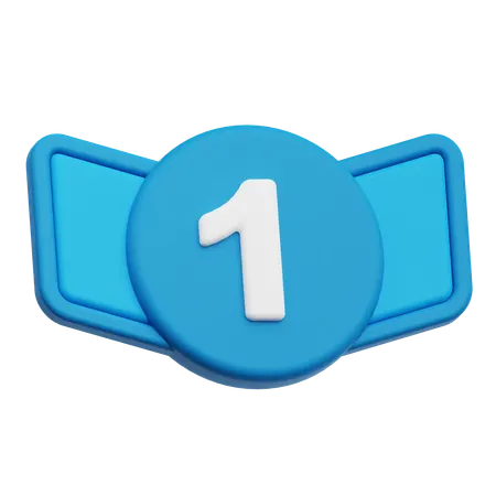 優勝バッジ  3D Icon