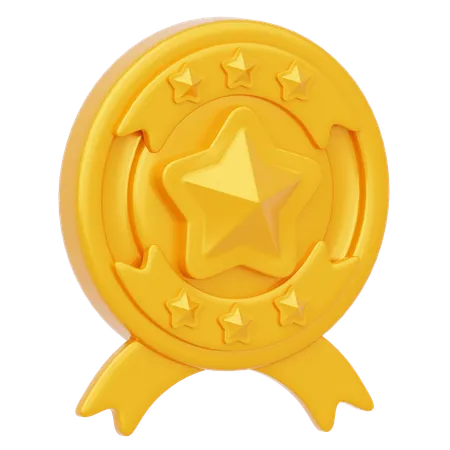 Winner Badge  3D Icon