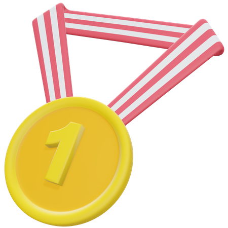 Winner Medal  3D Icon