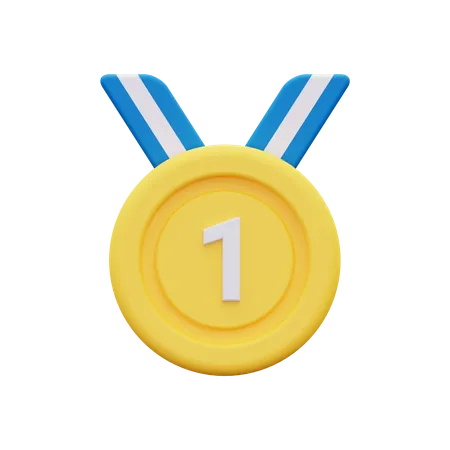 Winner Medal  3D Icon
