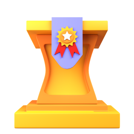 Winner Podium  3D Icon