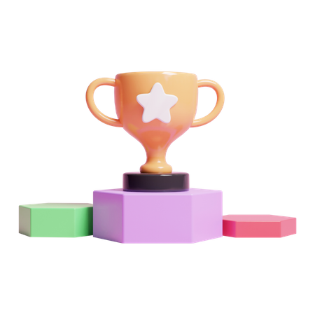 Winner Podium  3D Icon