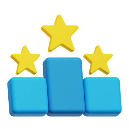 Winner Podium  3D Icon