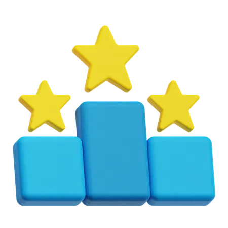 Winner Podium  3D Icon