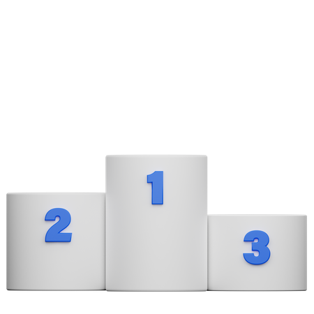 Winner Podium  3D Icon
