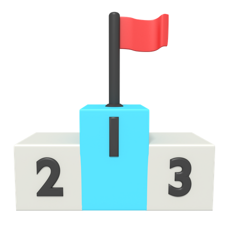 Winner Podium  3D Icon