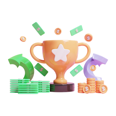 Winner Price  3D Illustration