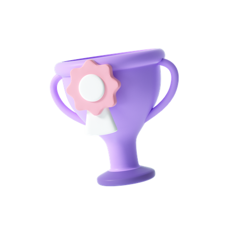 Winner Trophy  3D Illustration