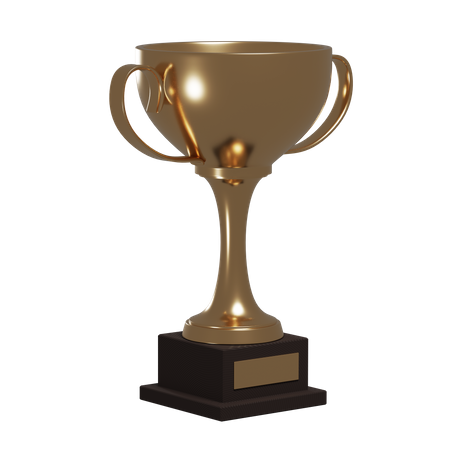 Winner Trophy  3D Illustration
