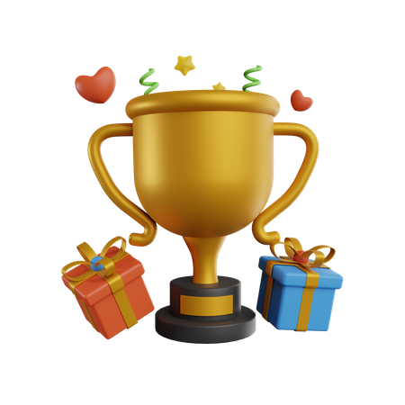 Winners Trophy  3D Icon