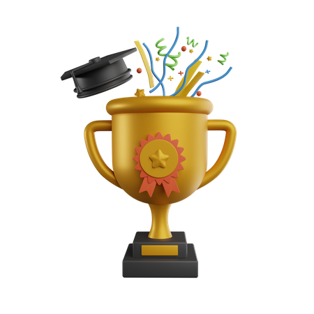 Winners Trophy  3D Illustration