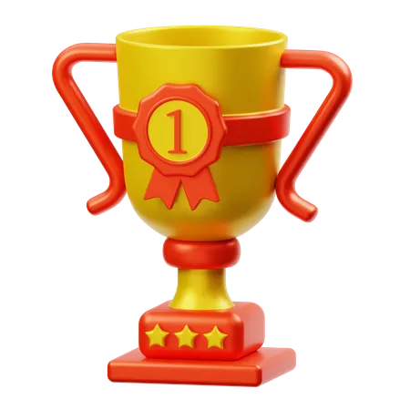 Winning Cup  3D Illustration