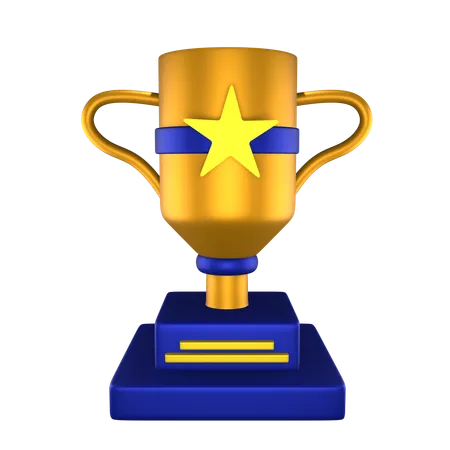 Winning Trophy Marathon  3D Icon