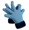 Winter Blue Gloves