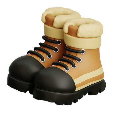 Winter Boots  3D Icon