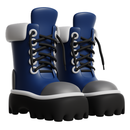 Winter Boots  3D Icon