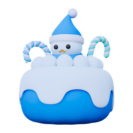 Winter Cake  3D Icon