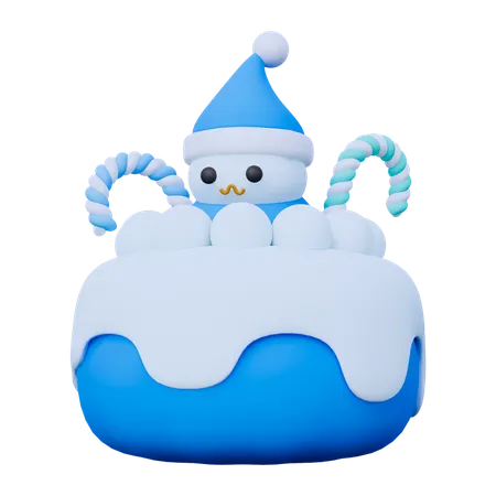 Winter Cake  3D Icon