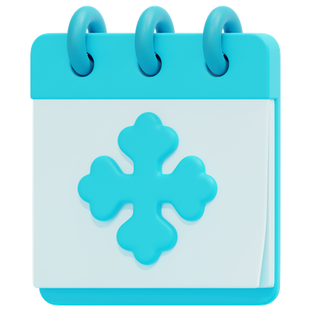 Winter Calendar  3D Icon