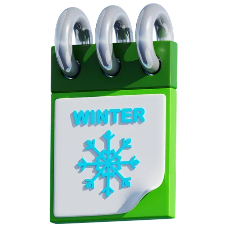 Winter Day  3D Icon