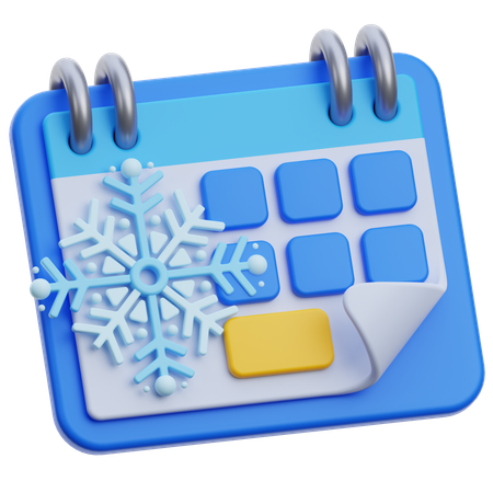 Winter Day  3D Icon