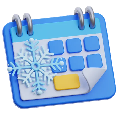 Winter Day  3D Icon