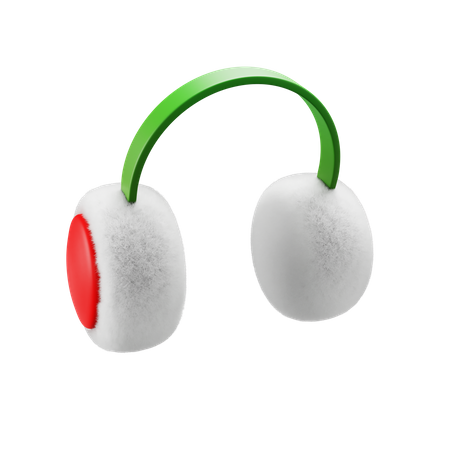 Winter Ear Muffs  3D Icon