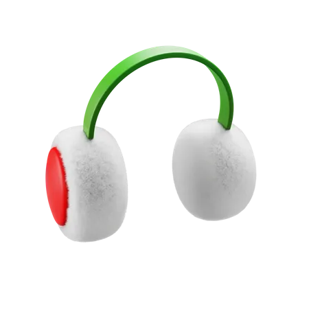 Winter Ear Muffs 3D Icon