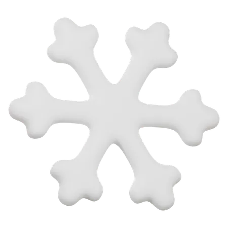 Winter Flurry Mesmeric 3 D Illustration Depicting Descending Festive Snowflakes 3D Icon