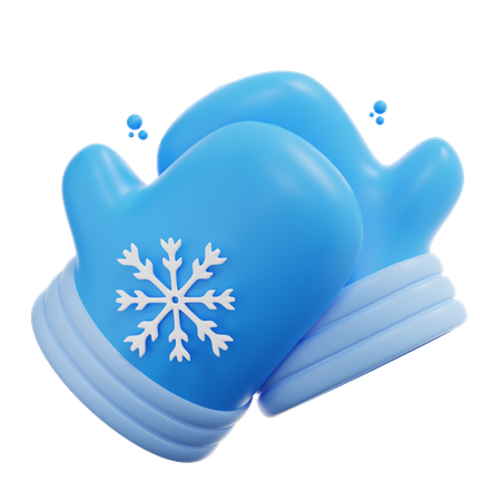 Winter Glove  3D Icon