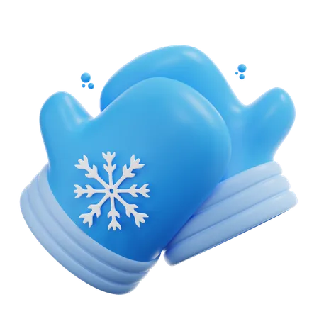 Winter Glove  3D Icon