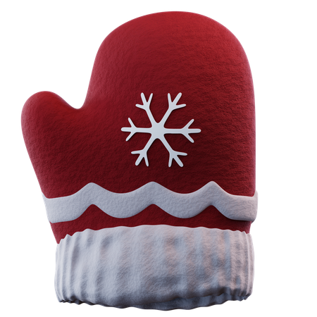 Winter Glove  3D Icon