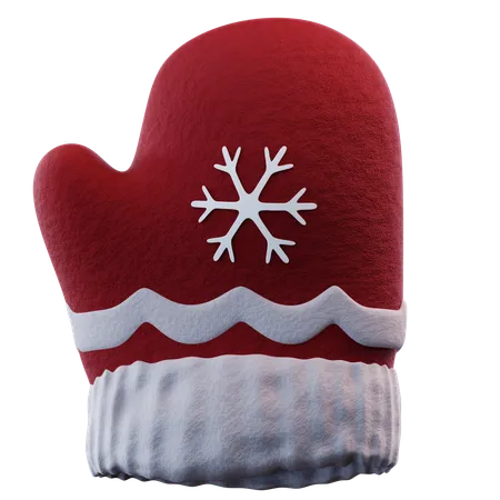 Winter Glove  3D Icon